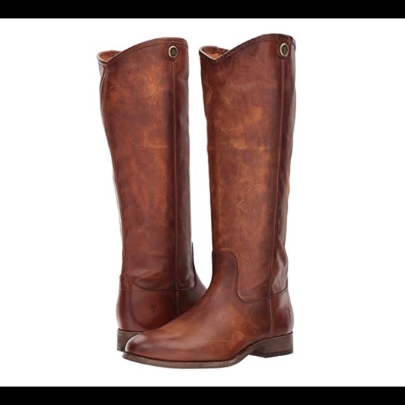 Frye Shoes - Frye Melissa Boots, Cognac Color